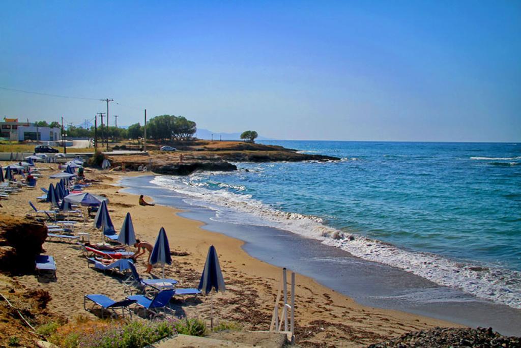 Sea View Beachfront Villa Peri Gouves Quarto foto